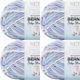Spinrite Bernat Baby Blanket Big Ball Yarn Posey Purple Pack of 4 Skein