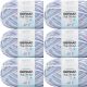 Spinrite Bernat Baby Blanket Big Ball Yarn Posey Purple Pack of 6 Skein