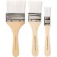 Plaid Nylon Chip Brush Set White