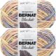 Spinrite Bernat Blanket Big Ball Yarn Pink Lagoon Pack of 2 Skein