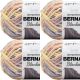 Spinrite Bernat Blanket Big Ball Yarn Pink Lagoon Pack of 4 Skein
