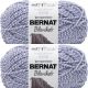 Spinrite Bernat Blanket Big Ball Yarn Cornflower Twist Pack of 2 Skein