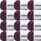 Spinrite Bernat Crushed Velvet Yarn Burgundy Pack of 12 Skein