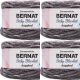 Spinrite Bernat Baby Blanket Dappled Yarn Charcoal Pack of 4 Skein