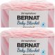 Spinrite Bernat Baby Blanket Dappled Yarn Ever After Pink Pack of 2 Skein