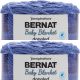 Spinrite Bernat Baby Blanket Dappled Yarn Wandering Blue Pack of 2 Skein