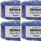 Spinrite Bernat Baby Blanket Dappled Yarn Wandering Blue Pack of 4 Skein