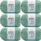 Spinrite Bernat Baby Blanket Big Ball Yarn Misty Jungle Green Pack of 6 Skein