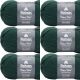 Spinrite Patons Classic Wool Yarn Pine Pack of 6 Skein