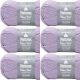 Spinrite Patons Classic Wool Yarn Lavender Pack of 6 Skein