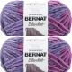 Spinrite Bernat Blanket Big Ball Yarn Purple Sunset Pack of 2 Skein