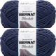 Spinrite Bernat Blanket Big Ball Yarn Twilight Pack of 2 Skein