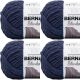 Spinrite Bernat Blanket Big Ball Yarn Twilight Pack of 4 Skein