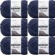 Spinrite Bernat Blanket Big Ball Yarn Twilight Pack of 6 Skein