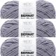 Spinrite Bernat Baby Blanket Big Ball Yarn Mountain Mist Pack of 3 Skein