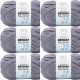 Spinrite Bernat Baby Blanket Big Ball Yarn Mountain Mist Pack of 6 Skein