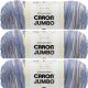 Spinrite Caron Jumbo Print Yarn Harbor Mist Pack of 3 Skein