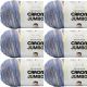 Spinrite Caron Jumbo Print Yarn Harbor Mist Pack of 6 Skein