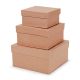 Value Pack Paper Mache Box Set Square 4 5 6 Inches