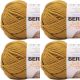 Spinrite Bernat Softee Chunky Yarn Brass Pack of 4 Skein