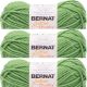 Spinrite Bernat Softee Chunky Yarn Limelight Pack of 3 Skein