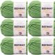 Spinrite Bernat Softee Chunky Yarn Limelight Pack of 6 Skein