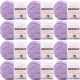 Spinrite Bernat Softee Chunky Yarn Lilac Pack of 12 Skein