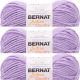 Spinrite Bernat Softee Chunky Yarn Lilac Pack of 3 Skein