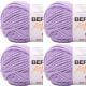 Spinrite Bernat Softee Chunky Yarn Lilac Pack of 4 Skein