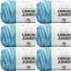 Spinrite Caron Jumbo Print Yarn Blue Raspberry Pack of 6 Skein