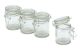 David Tutera Glass Jars Flip Lid 1 3/4 X 2.5 Inches