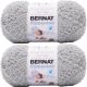 Spinrite Bernat Pipsqueak Yarn Elephant Gray Pack of 2 Skein