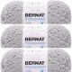 Spinrite Bernat Pipsqueak Yarn Elephant Gray Pack of 3 Skein