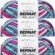 Spinrite Bernat Blanket Extra Yarn Unicorn Brights Pack of 3 Skein