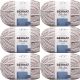 Spinrite Bernat Blanket Twist Yarn Dove Pack of 6 Skein