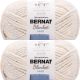 Spinrite Bernat Blanket Twist Yarn Cream Pack of 2 Skein