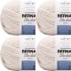Spinrite Bernat Blanket Twist Yarn Cream Pack of 4 Skein