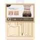 Plaid Bucilla Weaving Loom All In One Loom Tool Kit Rectangle 7 X 6 Inches