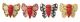 Fimo Clay Animals Butterflies Assorted Color 1 Inch