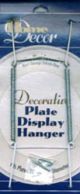 Decorative Plate Display Hanger Expandable 10 Inches To 14 Inches White