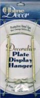 Decorative Plate Display Hanger Expandable 7.5 Inches To 9.5 Inches Gold Tone