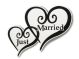 Just Married Heart Car Magnet