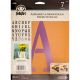 Plaid Folkart Stencil Paper Alphabet and Monogram Serif 7 Inches