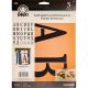 Plaid Folkart Stencil Paper Alphabet and Monogram Serif 5 Inches