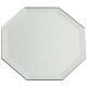 Octagon Glass Mirror With Bevel Edge 8 Inches