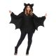 Women s Plus Size Cozy Bat Costume Black 1X/2X