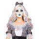 Women s Doll Mask Costume Accessory White One Size