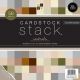 Die Cuts With A View Cardstock Stack White Core Textured 12 X 12 Neutrals