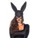 Women s Rabbit Mask Costume Accessory Black One Size