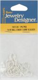 Jewelry Designer Slimpack Ball Chain 18 Inches Silver